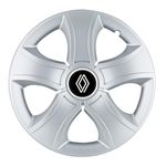 Auto si Moto - Anvelope si jante - Accesorii roti - Capace roti - Set 4 capace roti pentru Renault nou, model Bis gri, R16 - Infinity.ro