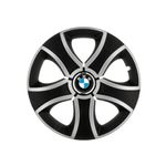 Auto si Moto - Anvelope si jante - Accesorii roti - Capace roti - Set 4 capace roti negru Sun cu crom pentru gama auto BMW, R14 - Infinity.ro