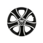 Auto si Moto - Anvelope si jante - Accesorii roti - Capace roti - Set 4 capace roti pentru Dacia, model negru Sun, R15 - Infinity.ro