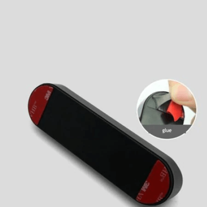 Auto si Moto - Piese auto si accesorii - Interior auto - Accesorii interior - Suport numar de telefon pentru parcare temporara masina, 130mm x 35mm x 26mm, cu fixare pe bord, negru - Infinity.ro