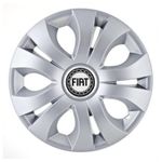 Auto si Moto - Anvelope si jante - Accesorii roti - Capace roti - Set 4 capace roti Top gri pentru gama Fiat, R15 - Infinity.ro