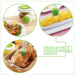 Casa si Gradina - Bucatarie si vesela - Ustensile bucatarie - Seturi ustensile de bucatarie - Vas de sticla cu pensula pentru condimentat alimente ABYZ®™ - Infinity.ro