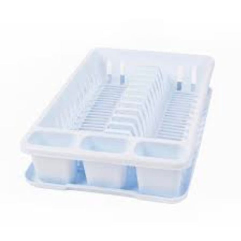 Casa si Gradina - Bucatarie si vesela - Organizare si depozitare bucatarie - Scurgator vase - Uscator Romtatay pentru vase, cu tava dimensiune 42x27x8.5 cm - Infinity.ro