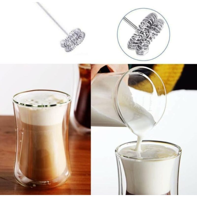 Electronice si Electrocasnice - Electrocasnice bucatarie - Mixere, tocatoare & roboti de bucatarie - Mixere - Mini Mixer ideal pentru amestecul cafelei si baterea ouale MK-001 - Infinity.ro