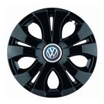 Auto si Moto - Anvelope si jante - Accesorii roti - Capace roti - Set 4 capace roti pentru Volkswagen, model Top negru, R16 - Infinity.ro
