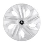 Auto si Moto - Anvelope si jante - Accesorii roti - Capace roti - Set 4 capace roti Mercedes, model Luna gri, R14 - Infinity.ro
