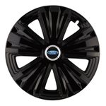 Auto si Moto - Anvelope si jante - Accesorii roti - Capace roti - Set 4 capace roti pentru Ford, model Glory negru, R16 - Infinity.ro