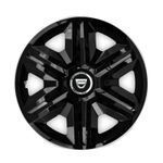 Auto si Moto - Anvelope si jante - Accesorii roti - Capace roti - Set 4 capace roti pentru Dacia, model Fast negru, R16 - Infinity.ro
