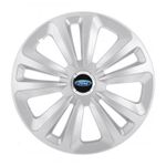 Auto si Moto/Anvelope si jante/Accesorii roti/Capace roti - Set 4 capace roti pentru Ford, model Terra gri, R16 - Infinity.ro