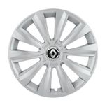 Auto si Moto - Anvelope si jante - Accesorii roti - Capace roti - Set 4 capace roti pentru Renault, model Delta gri, R16 - Infinity.ro