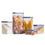 Casa si Gradina - Mobilier - Organizare si depozitare - Recipiente depozitare - Recipient depozitare cu capac gri, AMBITION Optimo, 0.6L - Infinity.ro