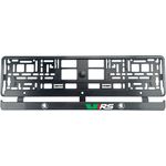 Auto si Moto - Piese auto si accesorii - Caroserie - Ornamente exterior auto - Set 2 bucati, suport numar inmatriculare Carbon, Skoda VRS - Infinity.ro