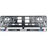 Auto si Moto - Piese auto si accesorii - Caroserie - Ornamente exterior auto - Set 2 bucati, suport numar inmatriculare Carbon, BMW M/// - Infinity.ro