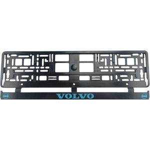 Set 2 bucati, suport numar inmatriculare, Volvo blue