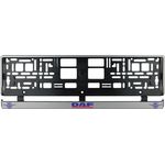 Auto si Moto - Piese auto si accesorii - Caroserie - Ornamente exterior auto - Set 2 bucati, suport numar inmatriculare argintiu DAF II - Infinity.ro