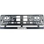 Auto si Moto - Piese auto si accesorii - Caroserie - Ornamente exterior auto - Set 2 bucati, suport numar inmatriculare, Scania - Infinity.ro