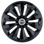 Auto si Moto - Anvelope si jante - Accesorii roti - Capace roti - Set 4 capace roti pentru Nissan, model Fox negru, R14 - Infinity.ro