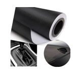 Auto si Moto - Piese auto si accesorii - Piese auto - Tuning - Folie autocolant Carbon 3D Neagra ,iesire in relief, 127 x 50 cm - Infinity.ro