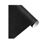 Auto si Moto - Piese auto si accesorii - Piese auto - Tuning - Folie autocolant Carbon 3D Neagra ,iesire in relief, 127 x 50 cm - Infinity.ro