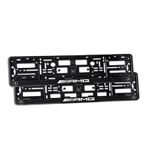 Auto si Moto - Piese auto si accesorii - Caroserie - Ornamente exterior auto - Set 2 bucati, suport numar inmatriculare AMG , Mercedes - Infinity.ro