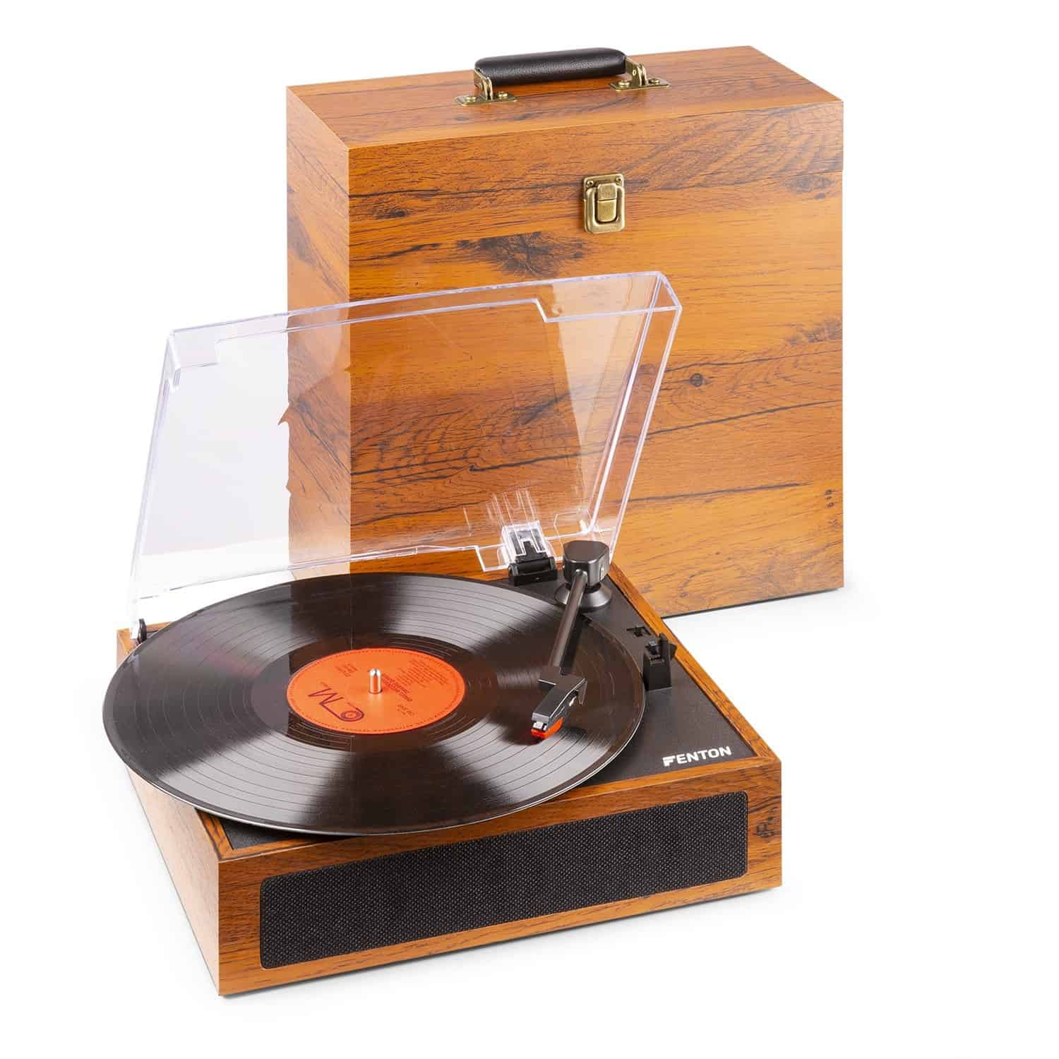Pickup cu placi Fenton RP170L + cutie de depozitare vinil