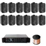 TV, Audio-Video si Foto - Home cinema si Soundbar - Sisteme audio - Sistem ambiental cu 12 boxe negre, USB, SD, Bluetooth, FM radio - Infinity.ro