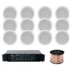 TV, Audio-Video si Foto - Home cinema si Soundbar - Sisteme audio - Sistem multizona 12 boxe incastrabile, Bluetooth, USB, FM - Infinity.ro