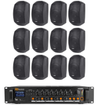 TV, Audio-Video si Foto - Home cinema si Soundbar - Sisteme audio - Sistem Restaurant 12 boxe Master Audio XB530B, bluetooth, USB, 4 zone - Infinity.ro