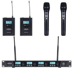 Set microfoane wireless Sirus Quad R + 2H + 2B 823 Bundle