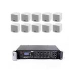 TV, Audio-Video si Foto - Home cinema si Soundbar - Sisteme audio - Sistem Audio multizona 10 boxe albe, bluetooth, USB, FM - Infinity.ro