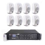 TV, Audio-Video si Foto - Home cinema si Soundbar - Sisteme audio - Sonorizare Restaurant 8 Boxe Master Audio XB640W, Bluetooth, USB, 320W - Infinity.ro