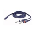 TV, Audio-Video si Foto - Accesorii TV si audio - Cabluri si adaptoare audio - Cablu Jack mic la 2 Jack mare 3m DAP Audio FL313 - Infinity.ro