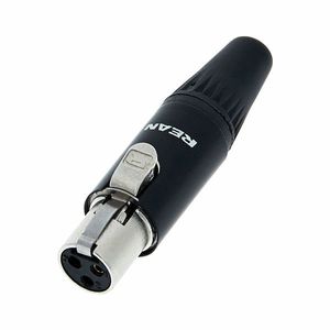 Conector mini xlr 3 poli Rean RT3FC-B