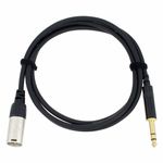 TV, Audio-Video si Foto - Accesorii TV si audio - Cabluri si adaptoare audio - Cablu Jack 6.3 stereo XLR tata Cordial CFM 1.5 MV - Infinity.ro