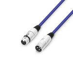 TV, Audio-Video si Foto - Accesorii TV si audio - Cabluri si adaptoare audio - Cablu XLR 0.5m Adam Hall Cables 3 STAR MMF 0050 BL - Infinity.ro
