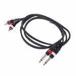 TV, Audio-Video si Foto - Accesorii TV si audio - Cabluri si adaptoare audio - Cablu 2 Jack 2 RCA the sssnake SPR2015, 1.5m - Infinity.ro