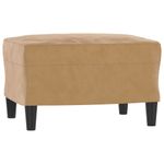 Casa si Gradina - Mobilier - Seturi de mobilier - Seturi living - Set de canapele cu perne, 3 piese, maro, catifea - Infinity.ro
