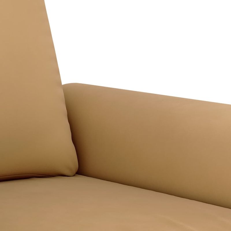 Casa si Gradina - Mobilier - Seturi de mobilier - Seturi living - Set de canapele cu perne, 3 piese, maro, catifea - Infinity.ro