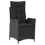 Casa si Gradina - Gradina si terasa - Mobilier exterior - Seturi mobila gradina - Set mobilier de gradina cu perne, 7 piese, negru, poliratan - Infinity.ro