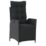 Casa si Gradina - Gradina si terasa - Mobilier exterior - Seturi mobila gradina - Set mobilier de gradina cu perne, 7 piese, negru, poliratan - Infinity.ro