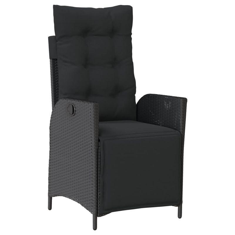 Casa si Gradina - Gradina si terasa - Mobilier exterior - Seturi mobila gradina - Set mobilier de gradina cu perne, 7 piese, negru, poliratan - Infinity.ro