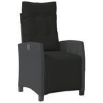 Casa si Gradina - Gradina si terasa - Mobilier exterior - Seturi mobila gradina - Set mobilier de gradina cu perne, 5 piese, negru, poliratan - Infinity.ro