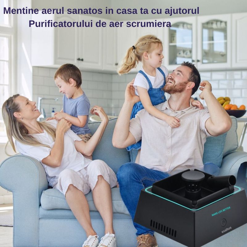 Casa si Gradina - Decoratiuni - Obiecte decorative - Scrumiere - Scrumiera electrica moderna cu aspiratie fum directa, Exaltus®, Solutia eficienta pentru eliminarea mirosului neplacut - Infinity.ro
