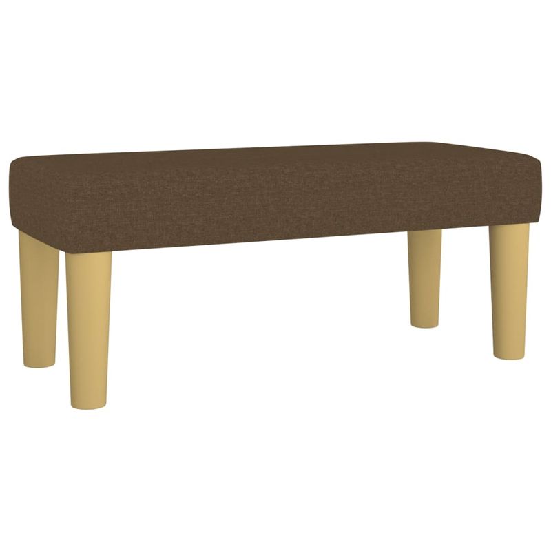 Casa si Gradina - Mobilier - Paturi si accesorii - Paturi - Pat box spring cu saltea, maro inchis, 120x190 cm, textil - Infinity.ro