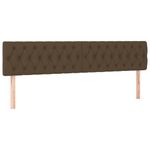 Casa si Gradina - Mobilier - Paturi si accesorii - Paturi - Pat box spring cu saltea, maro inchis, 120x190 cm, textil - Infinity.ro