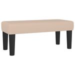 Casa si Gradina - Mobilier - Paturi si accesorii - Paturi - Pat box spring cu saltea, cappuccino, 120x190cm piele ecologica - Infinity.ro