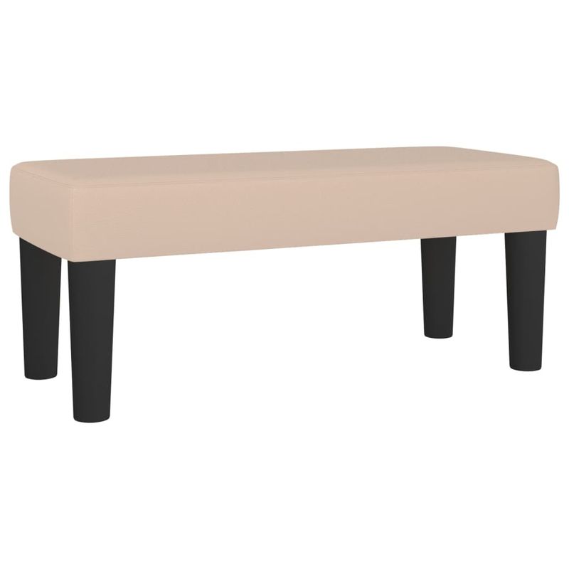 Casa si Gradina - Mobilier - Paturi si accesorii - Paturi - Pat box spring cu saltea, cappuccino, 120x190cm piele ecologica - Infinity.ro