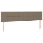 Casa si Gradina - Mobilier - Paturi si accesorii - Paturi - Pat box spring cu saltea, taupe, 120x190 cm material textil - Infinity.ro