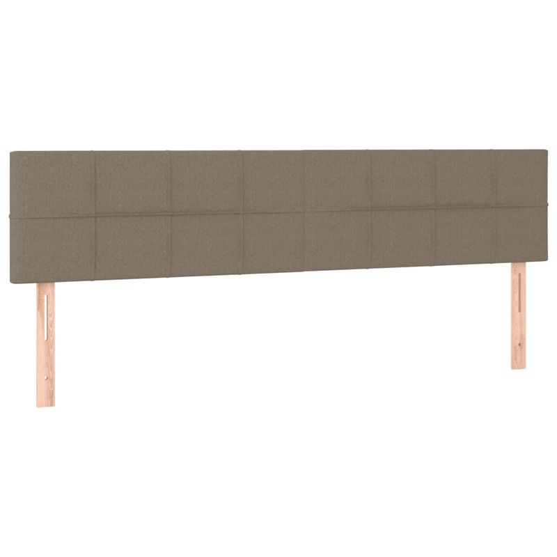 Casa si Gradina - Mobilier - Paturi si accesorii - Paturi - Pat box spring cu saltea, taupe, 120x190 cm material textil - Infinity.ro