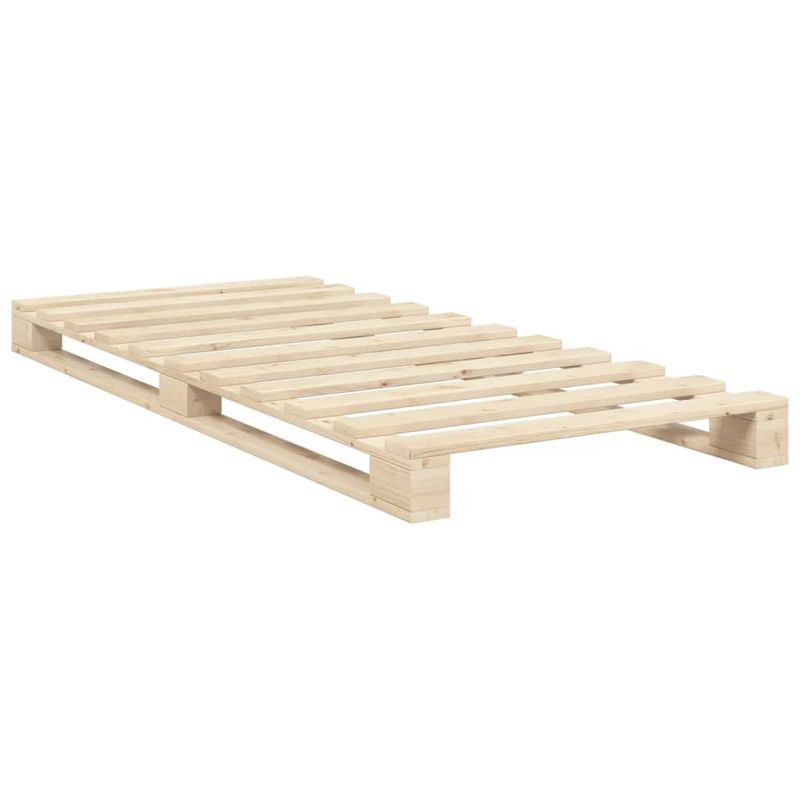 Casa si Gradina - Mobilier - Paturi si accesorii - Paturi - Cadru de pat cu tablie, 90x200 cm, lemn masiv de pin - Infinity.ro
